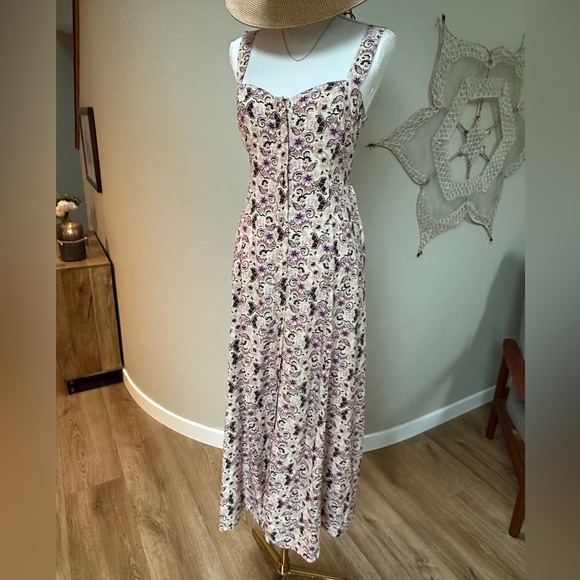 Z Supply Dresses & Skirts - New with tags Z Suppy Floral fit and flare elastic smocked waist midi maxi dress